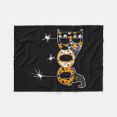 Halloween-Motiv - Buh Fleecedecke (Vorderseite (Horizontal))