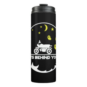 Halloween Motorbike Motorcycle Biker Gift Thermosbecher