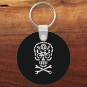 Halloween mountain bike MTB bicycle sugar Schlüsselanhänger (Vorderseite)