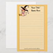 Halloween Mouse Stationery Briefpapier (Vorne/Hinten)