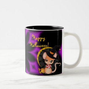 Halloween Mouse-Tasse Zweifarbige Tasse