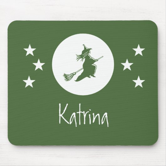 Halloween Mousepad, grün Mousepad (Vorne)