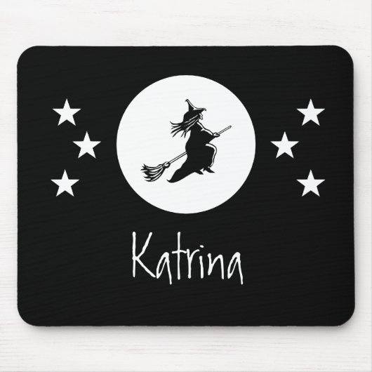 Halloween-Mousepad, schwarz Mousepad (Vorne)