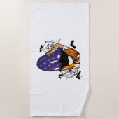 Halloween Mouth Strandtuch (Vorderseite)