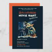 Halloween Movie Night Spooktacular Gremlin Dark Einladung (Vorne/Hinten)