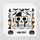 Halloween-Möwe, Fledermäuse, Spinnennetze (Vorne/Hinten)