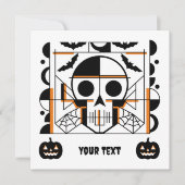 Halloween-Möwe, Fledermäuse, Spinnennetze (Vorderseite)