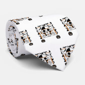 Halloween-Möwe, Fledermäuse, Spinnennetze Krawatte (Gerollt)