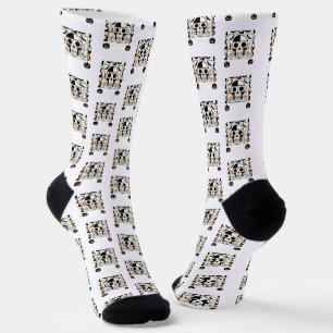 Halloween-Möwe, Fledermäuse, Spinnennetze Socken