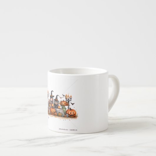 Halloween mug espressotasse (Vorderseite Rechts)