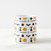 Halloween mugs with a cat theme kaffeetasse (Mittel)