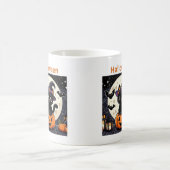 Halloween mugs with a cat theme kaffeetasse (Mittel)