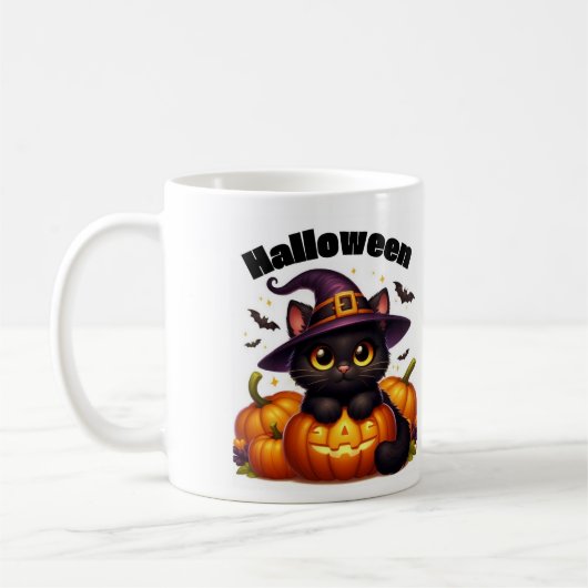 Halloween mugs with a cat theme kaffeetasse (Links)