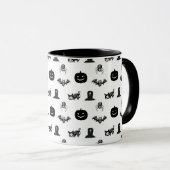 Halloween mugs with a cat theme tasse (VorderseiteRechts)