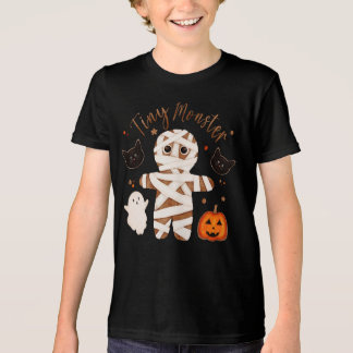 Halloween Mumie Kinder T-Shirt Tri-Blend Shirt
