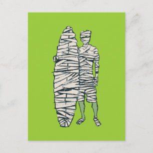 Halloween-Mumie Postkarte