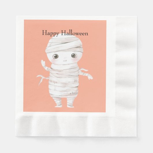 Halloween-Mumie Serviette (Vorderseite)
