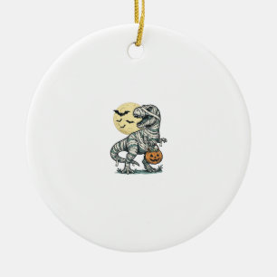 Halloween-Mumie-T-Rex-Süßigkeiten-Eimer Vintage-Ve Keramik Ornament