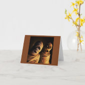 Halloween - Mumien 1 Karte (Gelbe Blume)