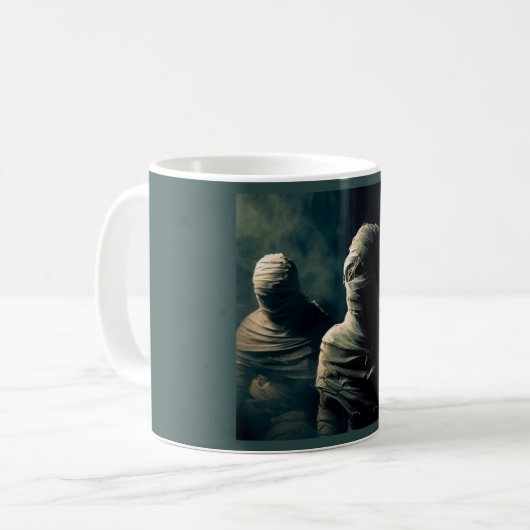 Halloween - Mumien 4 Kaffeetasse (Vorderseite Links)