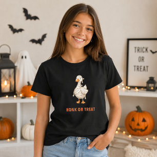 Halloween-Mumien-Gans Honk or Treat Frau T-Shirt