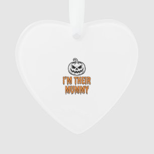 Halloween-Mumien-Kürbis-Vintage-Stickerei-Shirt De Ornament