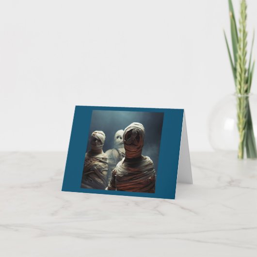 Halloween - Mummies 2 Karte (Vorderseite)