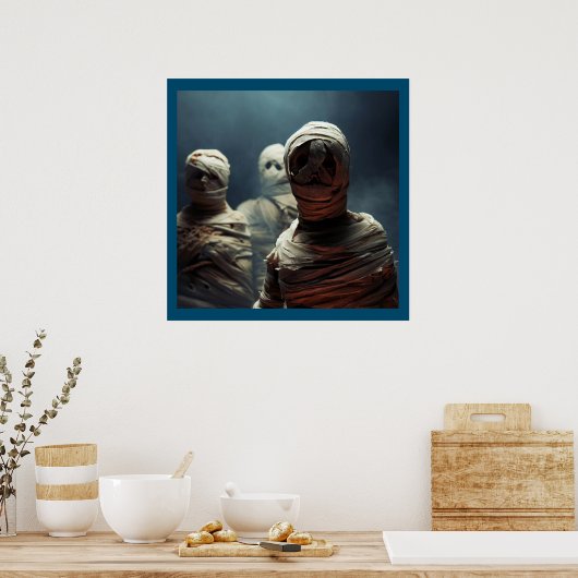 Halloween - Mummies 2 Poster (Küche)