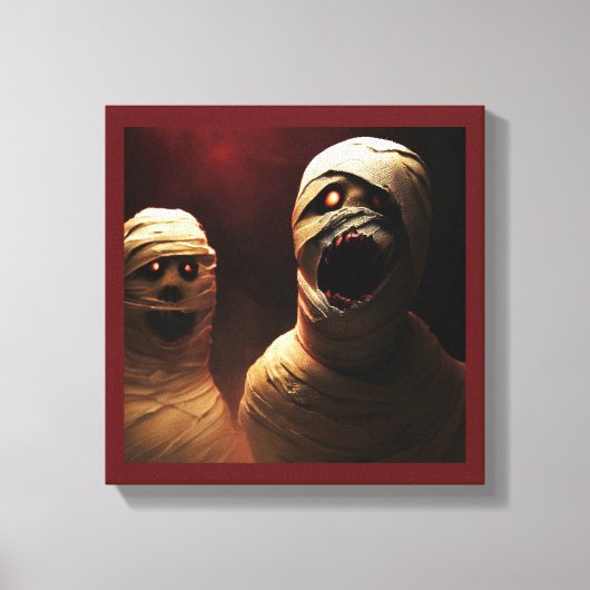 Halloween - Mummies 3 Leinwanddruck (Vorderseite)