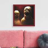 Halloween - Mummies 3 Leinwanddruck (Insitu (Wohnzimmer))