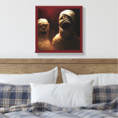 Halloween - Mummies 3 Leinwanddruck (Insitu (Schlafzimmer))