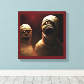 Halloween - Mummies 3 Leinwanddruck (Insitu (Holzboden))