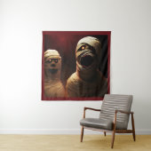 Halloween - Mummies 3 Wandteppich (Beispiel)