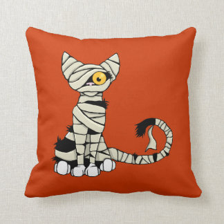 Halloween Mummy Cat Reversible Kissen