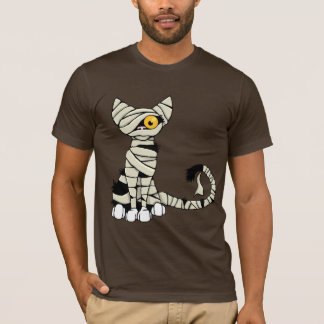 Halloween Mummy Cat T - Shirt