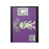 Halloween Mummy Chip Bag Wrappers Gastgeschenke Notizblock (Rotiert)