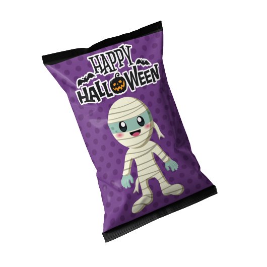 Halloween Mummy Chip Bag Wrappers Gastgeschenke Notizblock