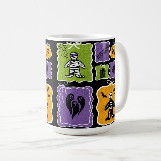 Halloween Mummy Coquette Kaffeetasse (VorderseiteRechts)