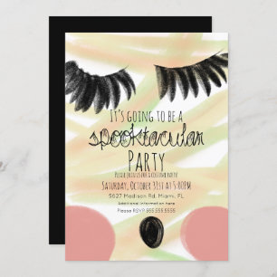 Halloween Mummy Costume Party Doodle Einladung