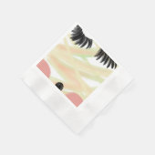 Halloween Mummy Doodle Hand Drawing Serviette (Ecke)