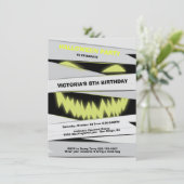 Halloween Mummy Einladungen (Stehend Vorderseite)