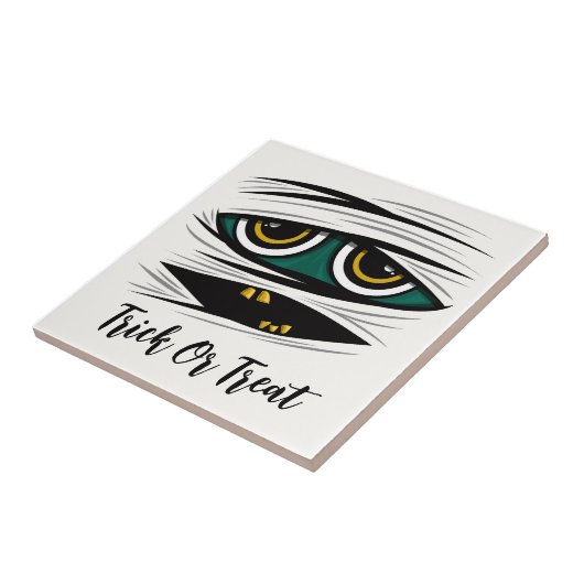 Halloween Mummy Fliese (Seite)