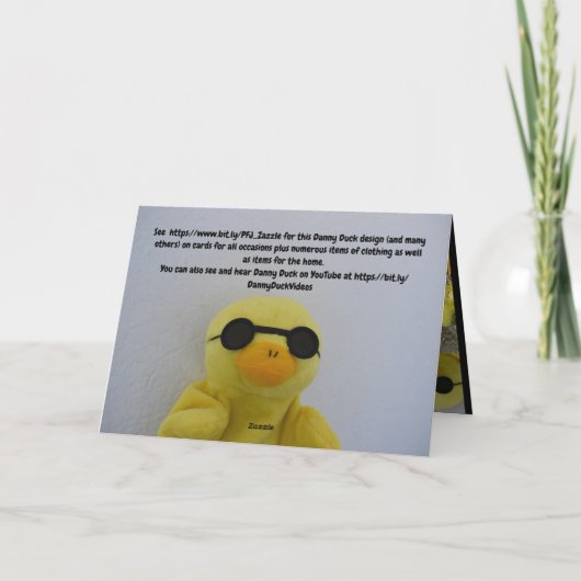 Halloween Mummy. Grußkarte Karte (Rückseite)