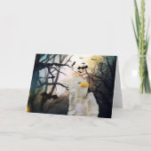 Halloween Mummy. Grußkarte Karte (Vorderseite)