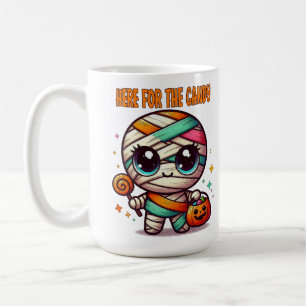 Halloween Mummy hier für die Süßigkeiten Kaffeetasse