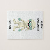 HALLOWEEN "MUMMY" KIDS PUZZLE PERSONALISIERT. (Horizontal)