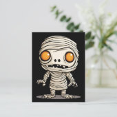 Halloween-Mummy-Modell Postkarte (Stehend Vorderseite)