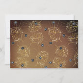 Halloween Mummy Monster Flüchtige Blick A Boo Einladung (Rückseite)