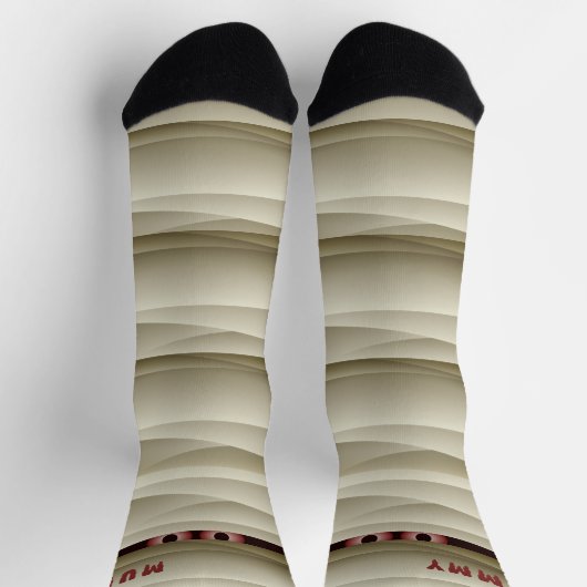 Halloween Mummy Monster Funny Spookocks Socken (Oben)