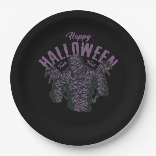 Halloween "Mummy Night" Papierplatte Pappteller